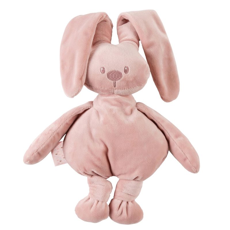  lapidou peluche lapin vieux rose 30 cm 